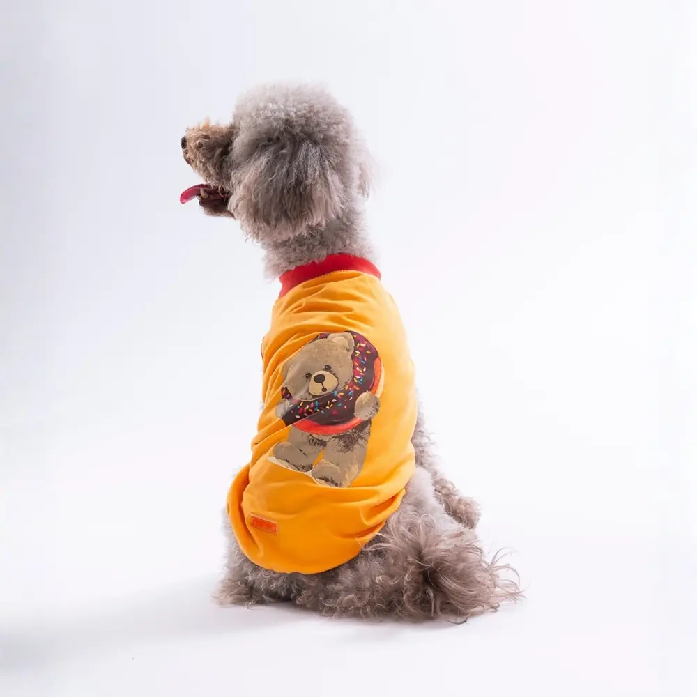 26808 Turuncu Donut Teddy Tişört M Beden YPAW-1