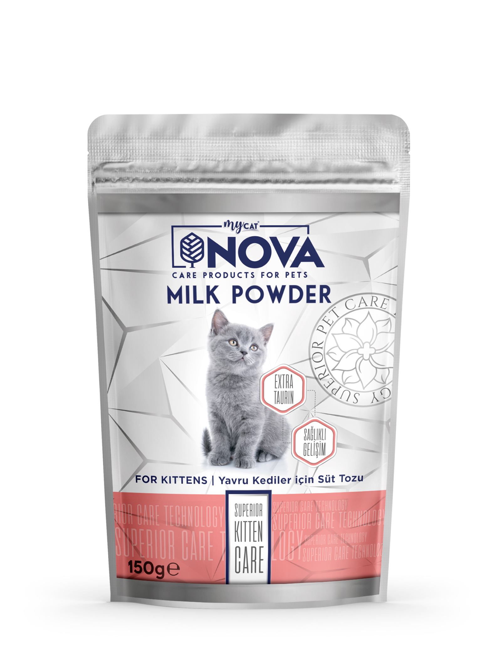 Nova Kedi Süt Tozu Poşet 150gr-1