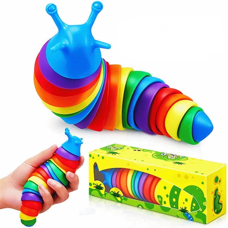 dg-1466 rengarenk salyangoz oyuncak -1