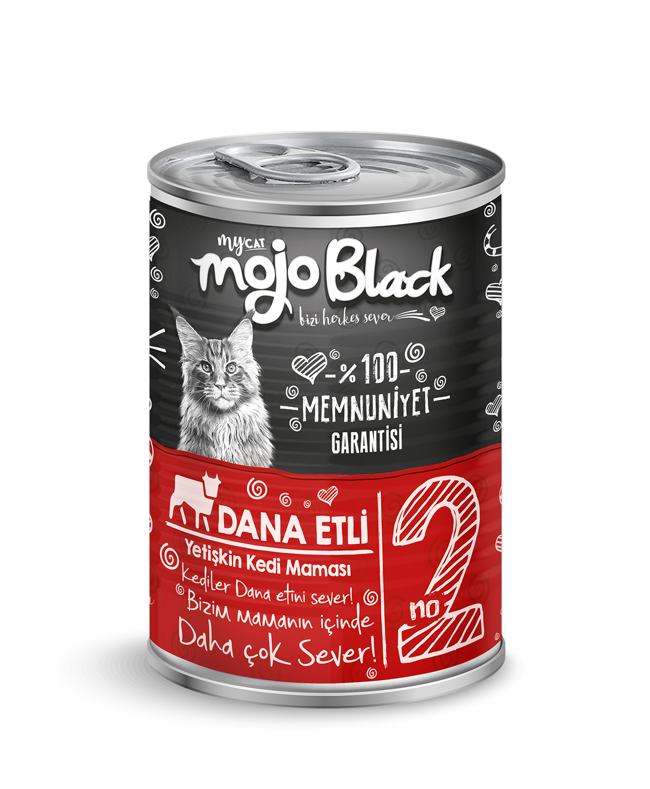 mycat mojo black chunk parça dana etli kedi konservesi 400 gr 12'li -1