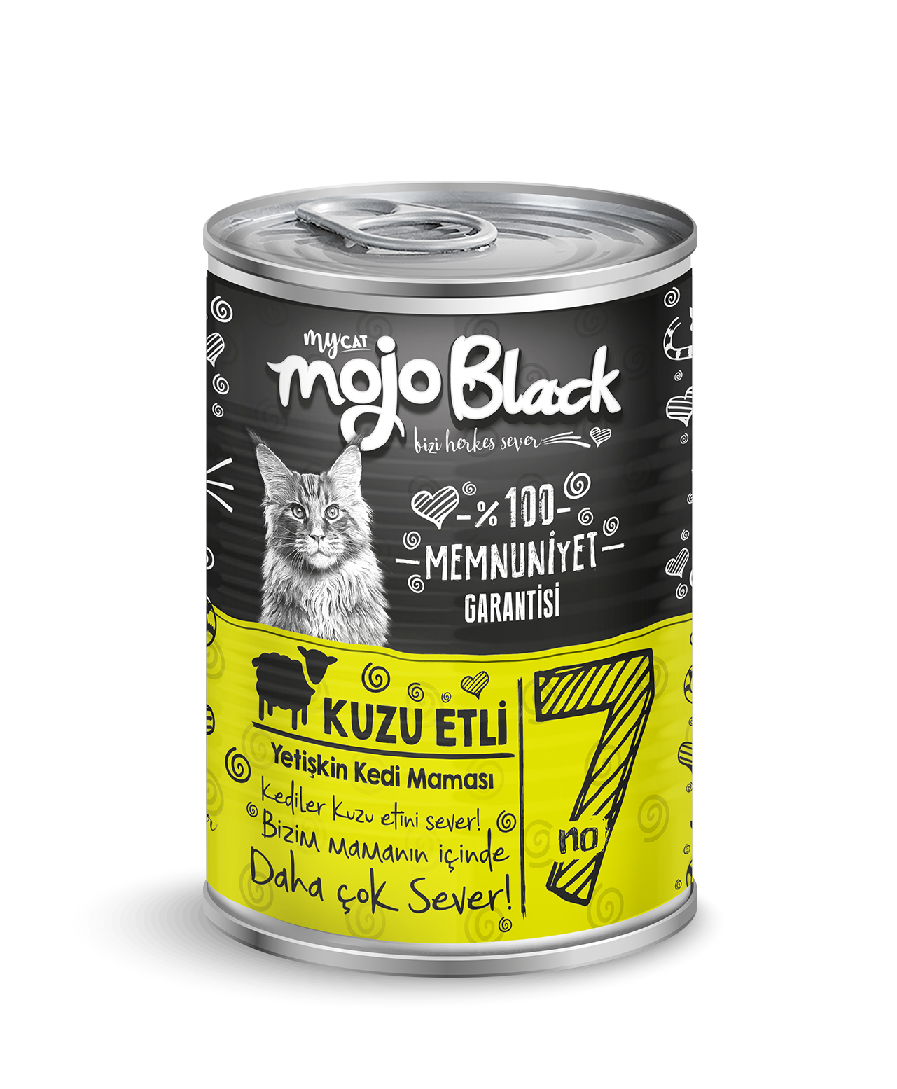 mycat mojo black chunk parça kuzu etli kedi konservesi 400 gr 12'li koli-1