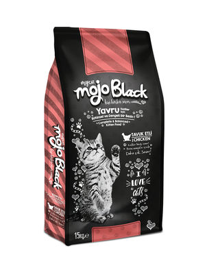 mycat mojo black tavuk etli yavru kedi maması 15kg-1