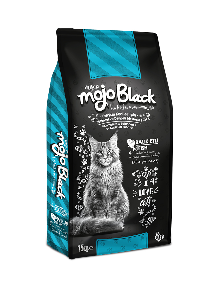 mycat mojo black balıklı kedi maması 15kg-1
