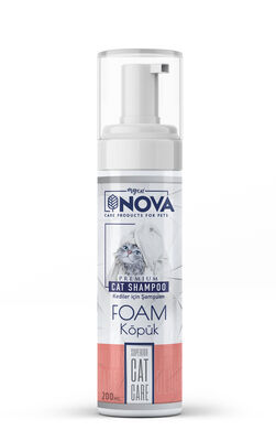 mycat nova kediler için köpük şampuan 200 ml-1