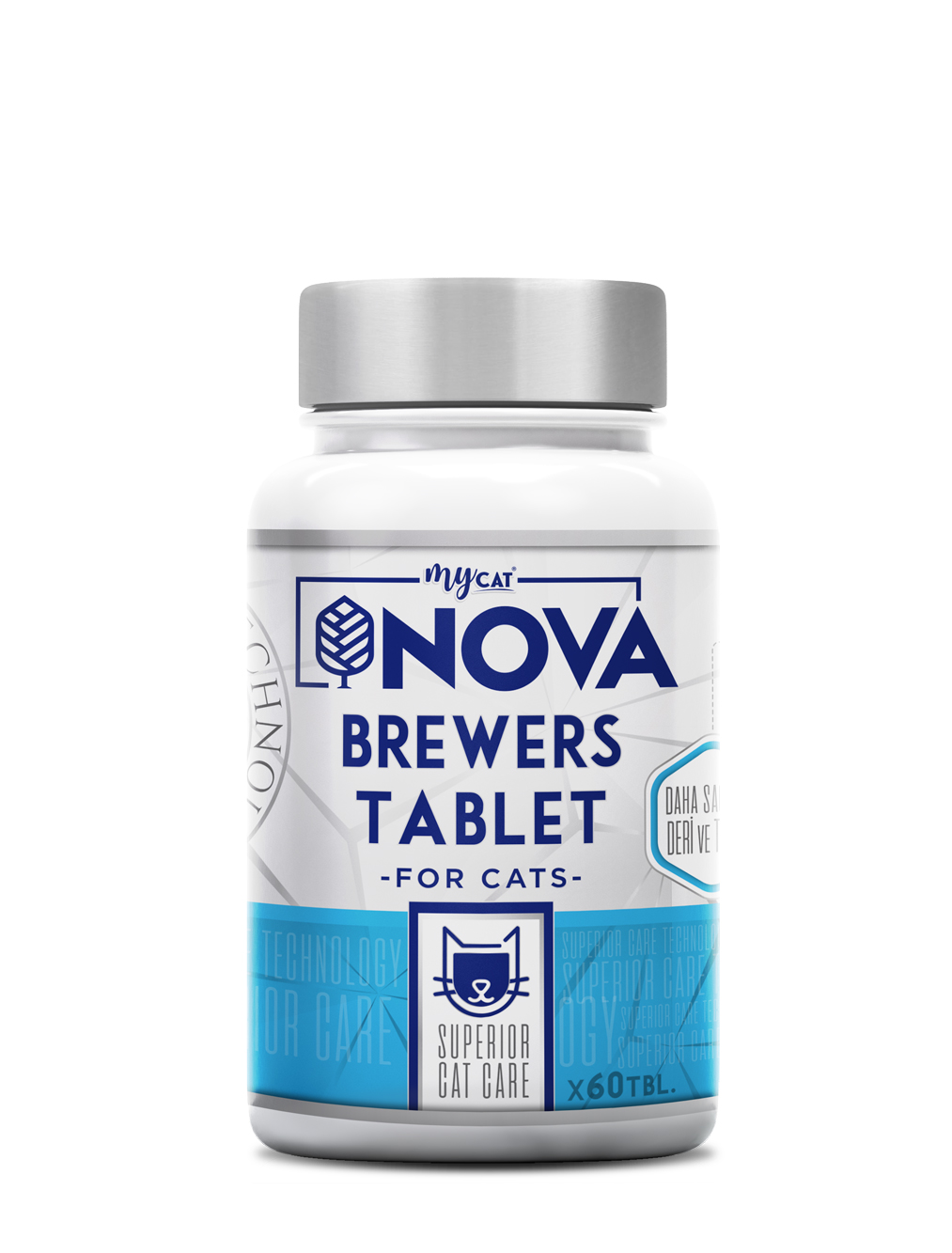Nova kediler için brewers tablet (60 tablet)-1