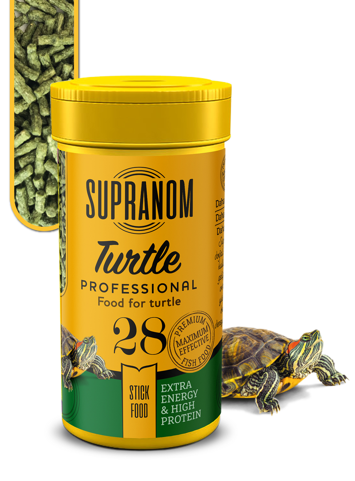 Supranom kaplumbağa yemi turtle stick food 100ml (28)-1