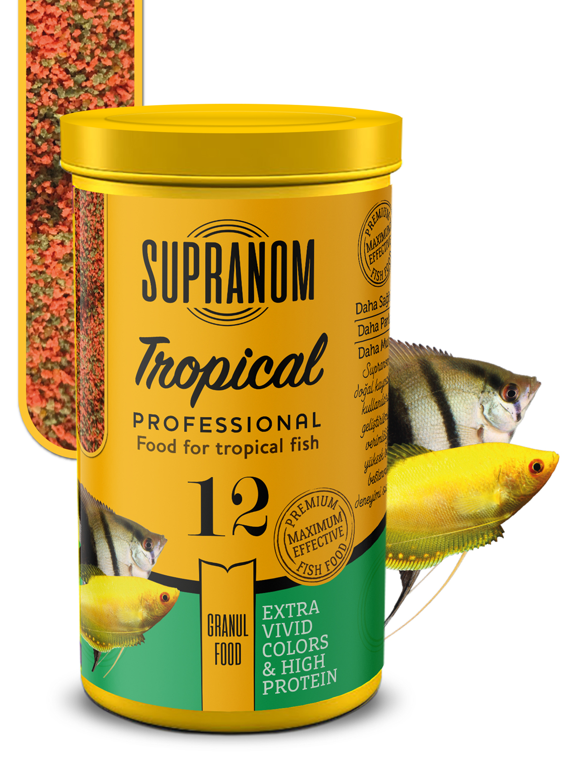 Supranom tropical balık yemi granul food 250ml (12)-1