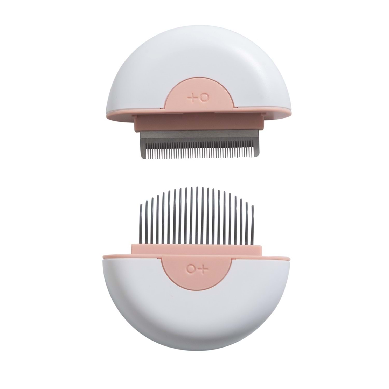 10120699 M-Pets 2In1 Furminatör+Masaj Tarağı Long Hair Pink-1