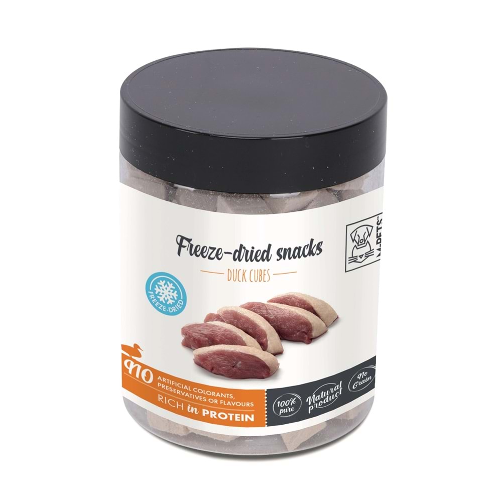 Freeze Dried Kurutulmuş %100 Ördek Küpleri Köpek Ödülü 30 GR -1