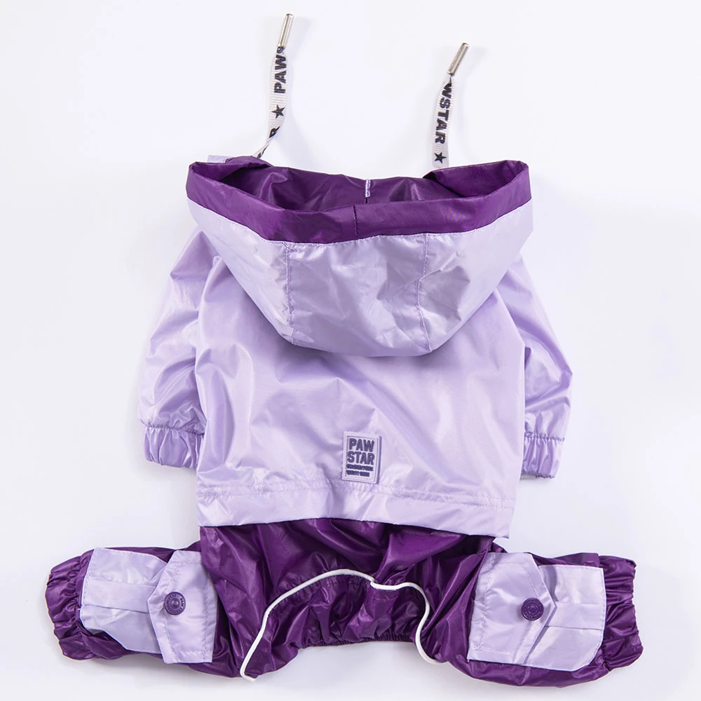 23565 Lila-Mor BiColor Büyük Irk Tulum Yağmurluk 3xl-2