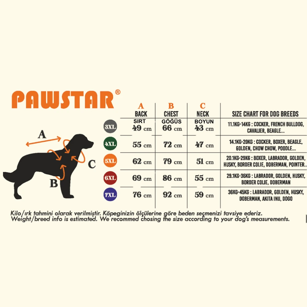 25152 Kahverengi Elgin Paws Büyük Irk Yelek 3XL Beden -3