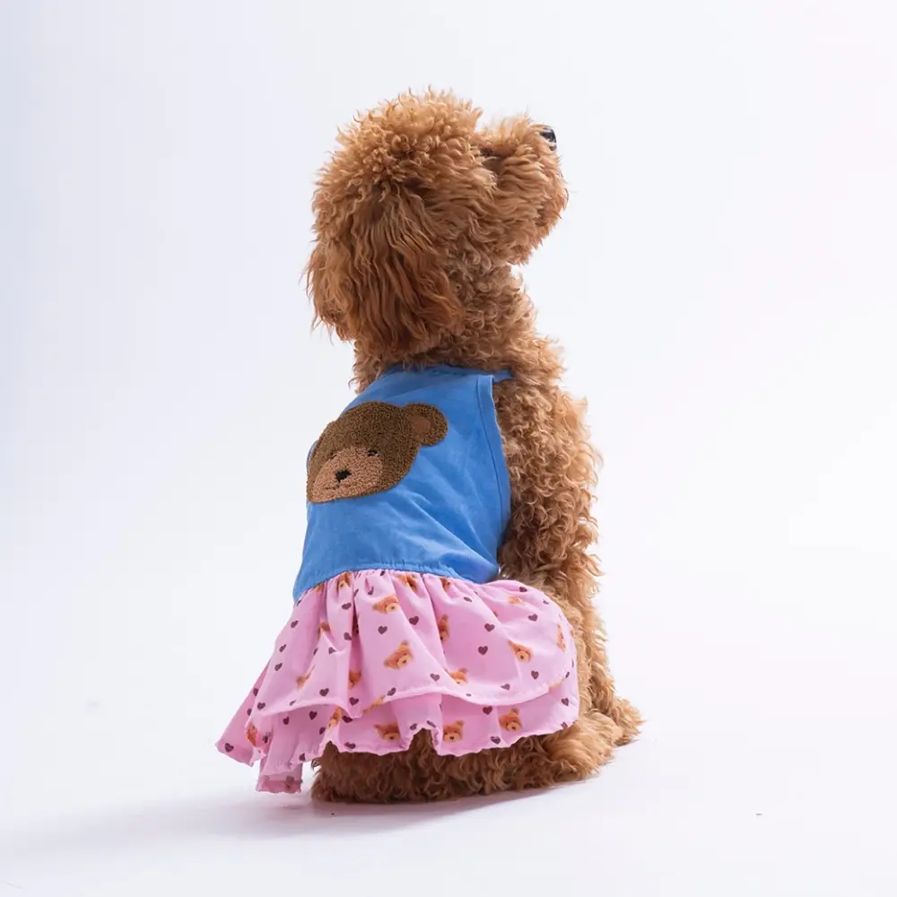 26312 Cozie Bear Denim Elbise S Beden YPAW-1