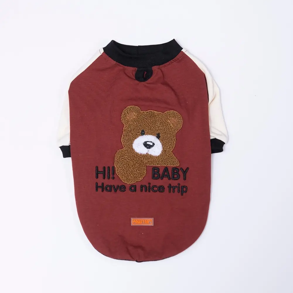 26714-Kahverengi Baby Teddy Sweat 2XL Beden YPAW-2