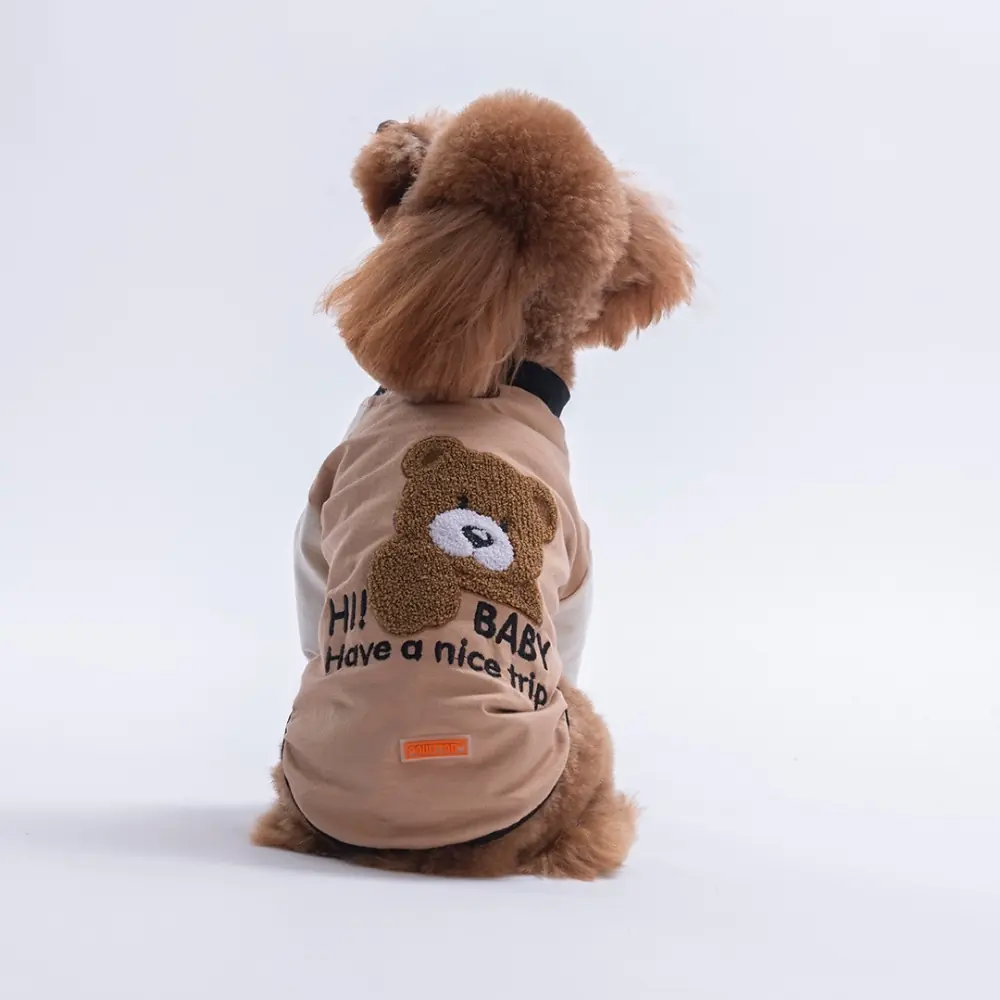 26716-Bej Baby Teddy Sweat 2XL Beden YPAW-1