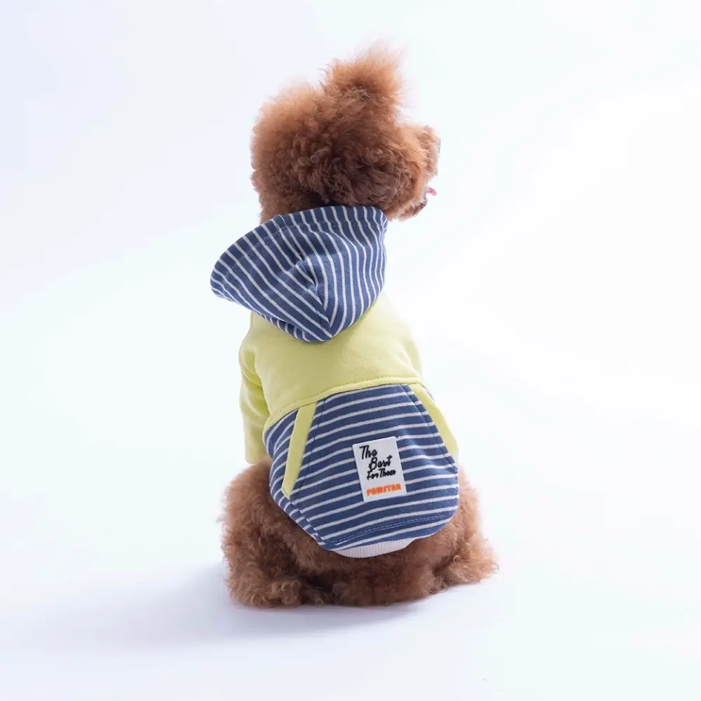 26722 Yeşil Sera Stripe Hoodie L Beden KPAW-1
