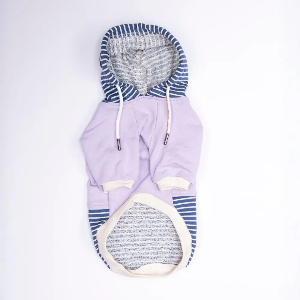 26723 Lila Sera Stripe Hoodie L Beden KPAW-3