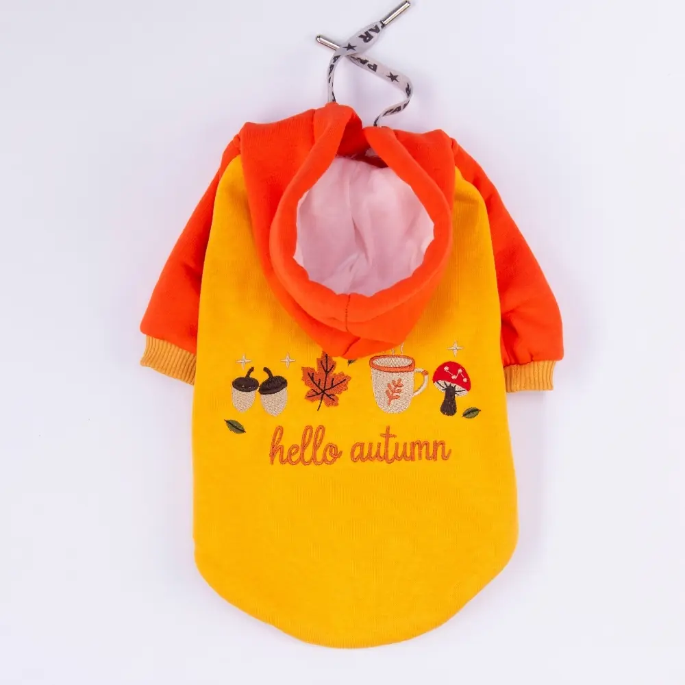 26741 Turuncu Vermont Autumn Hoodie M Beden KPAW-2