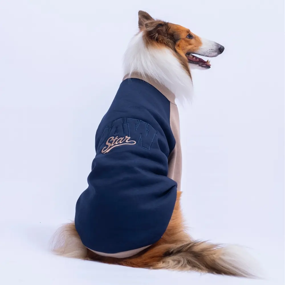 26787 Lacivert Boston Pawstar Büyük Irk Sweat 4XL Beden KPAW-1