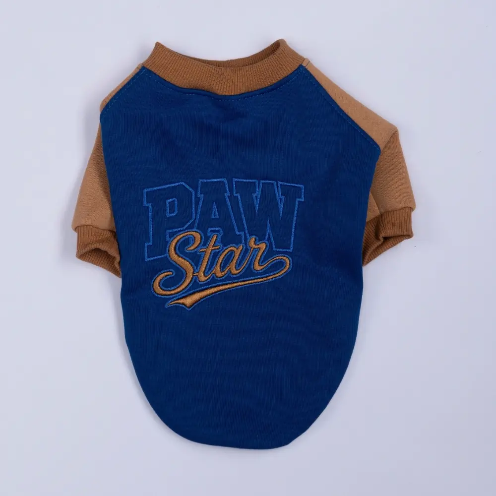 26789 Saks Mavi Boston Pawstar Büyük Irk Sweat 4XL Beden KPAW-2