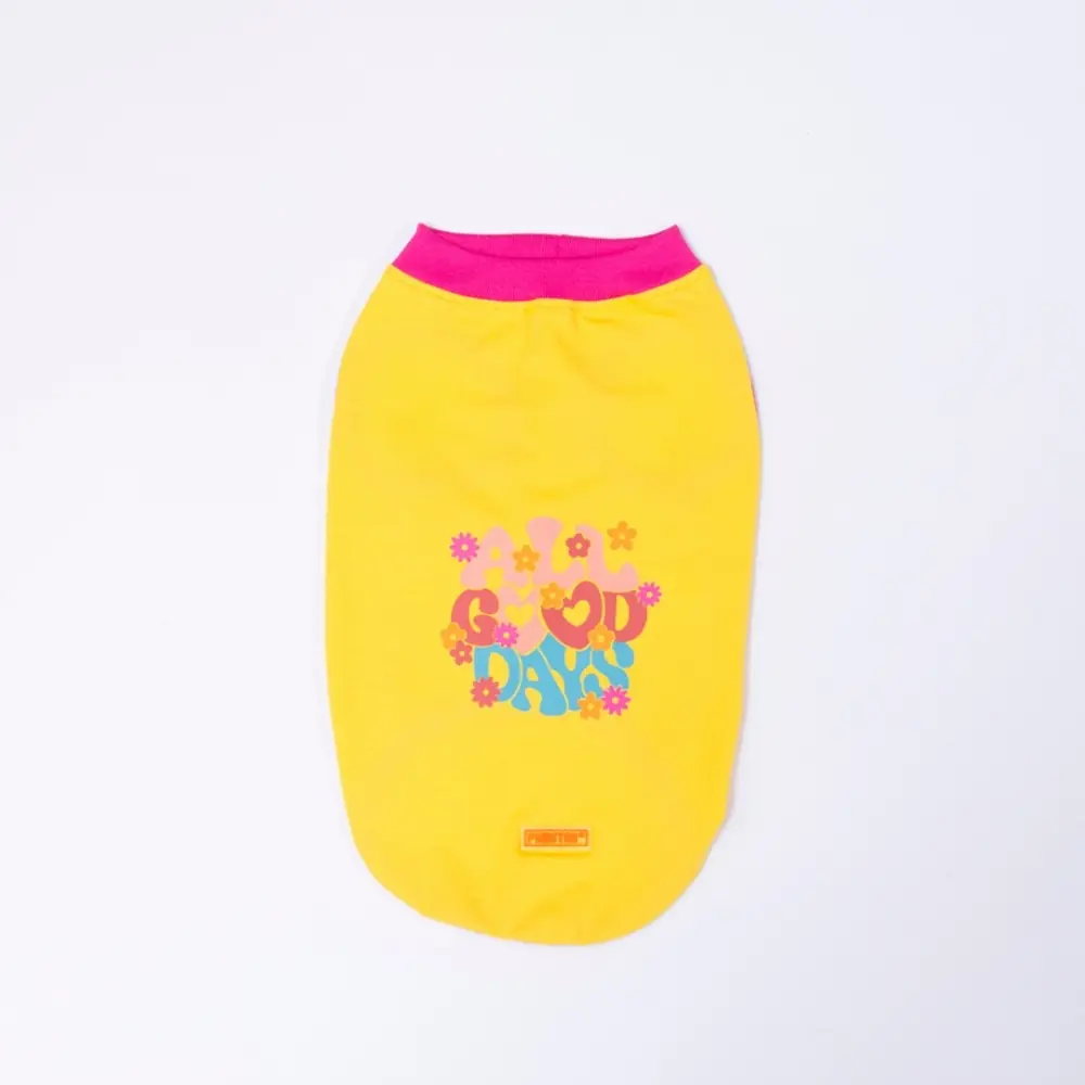26802 Sarı All Good Days Tişört 2XL Beden YPAW-2