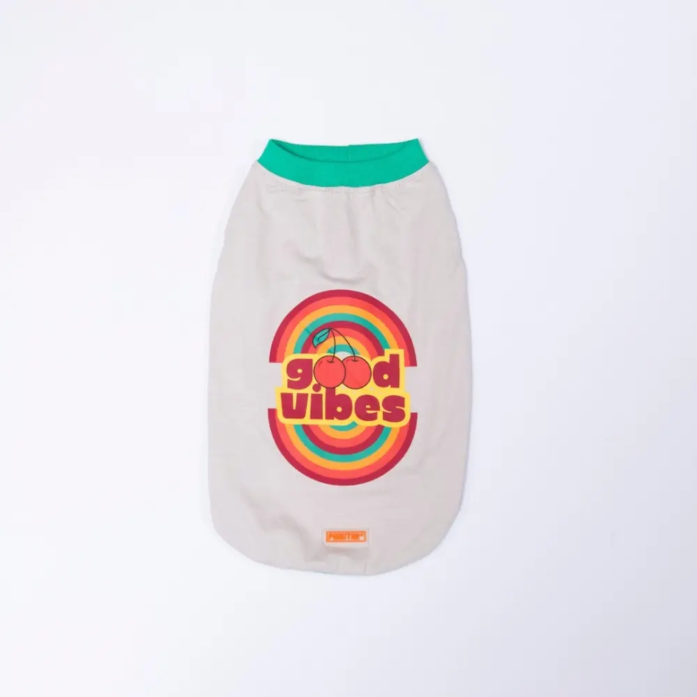 26810 Gri Good Vibes Tişört XL Beden YPAW-2