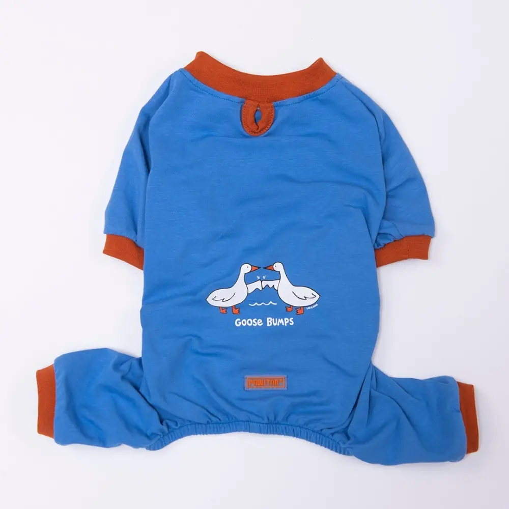26951 Mavi Ducks Büyük Irk Pijama Tulum 4XL Beden YPAW-2