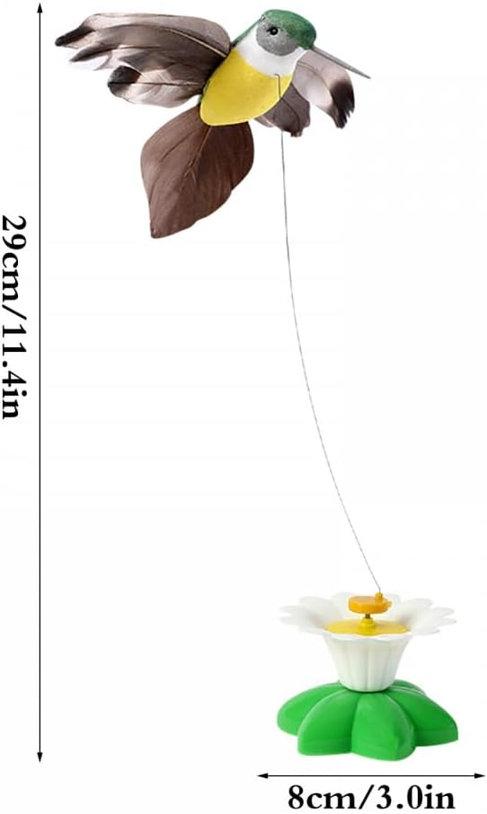 360 Derece Dönen Pilli Kuş Kedi Oyuncağı hg-3360 ICT-3