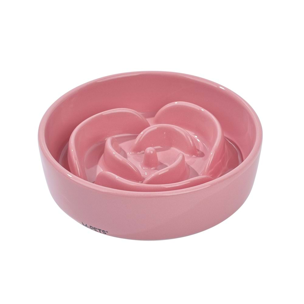 Serene Rose Seramik Yavaş Yeme Mama Kabı 300ml Pink 60531907-1