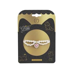 Glam Prestige Aksesuar Kalp Kolye Pembe S Beden Brsp-60801799-1