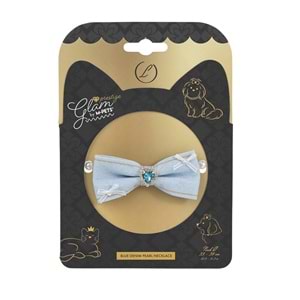 Glam Prestige Aksesuar Blue Denim Pearl L Beden Brsp-60804299-1