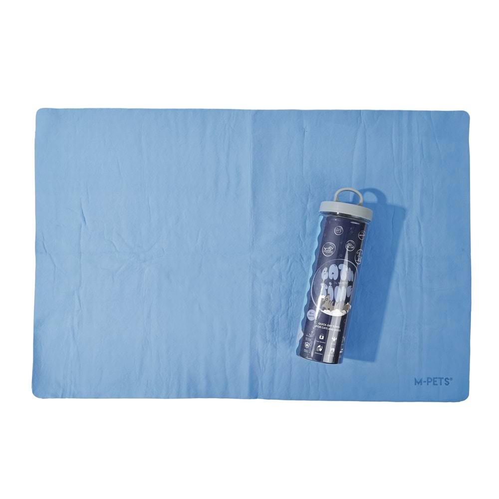 Bathtime Kedi ve Köpekler İçin Hızlı Kuruyan Havlu Mavi Renk Brsp-60106117-2