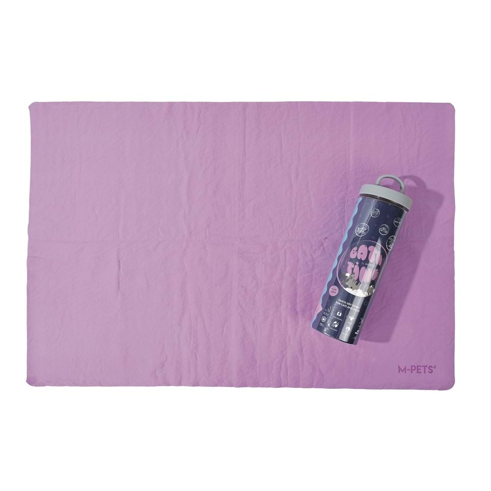 Bathtime Kedi ve Köpekler İçin Hızlı Kuruyan Havlu Mor Renk Brsp-60106010-2