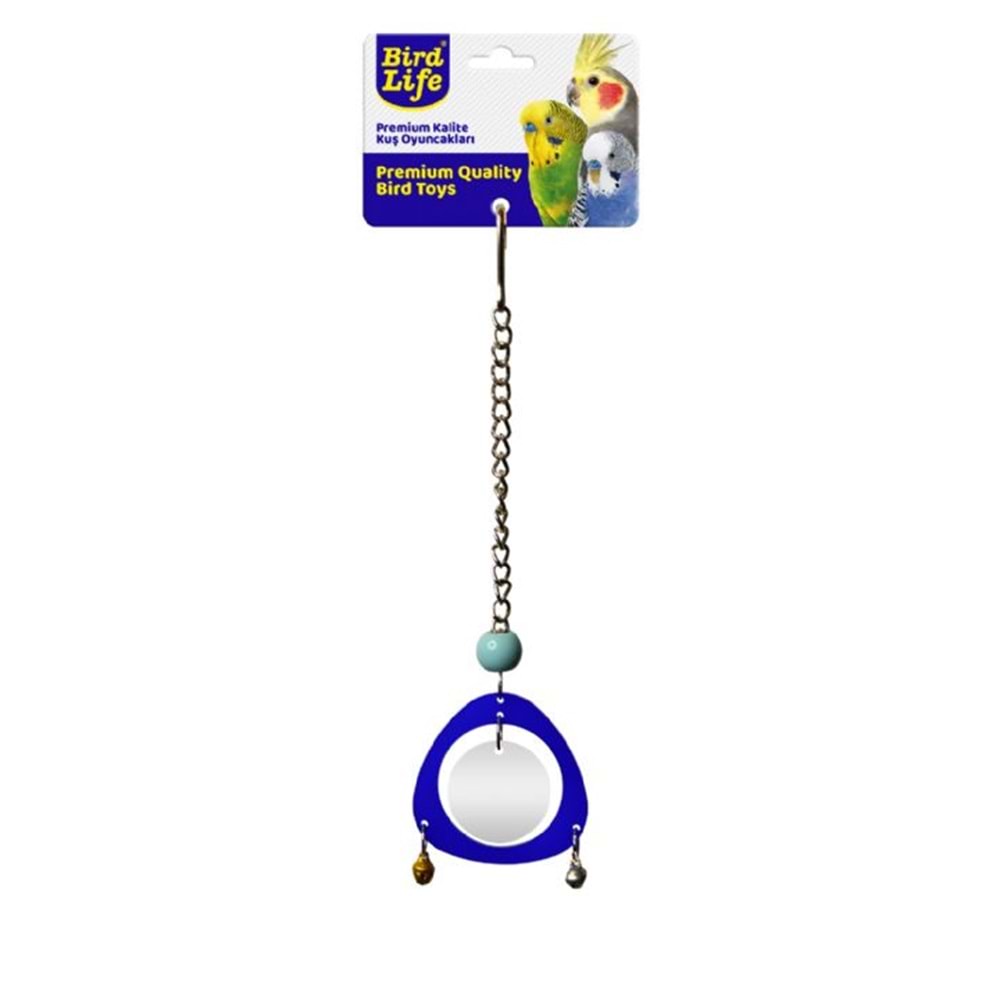 Birdlife Kuş Oyuncağı Akrilik Aynalı Üçgen Sarkaç BRSP-Brd1072-1