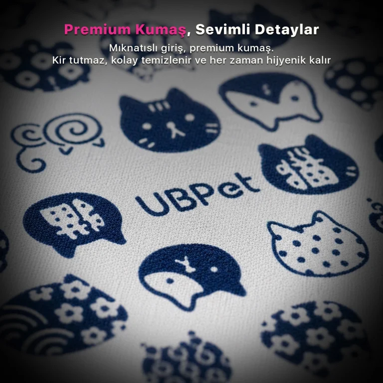 C10 Pro Uyumlu Kedi Tuvaleti Perdesi | Kum Dağılım Önleyici | Mıknatıslı Giriş, Premium Kumaş-2