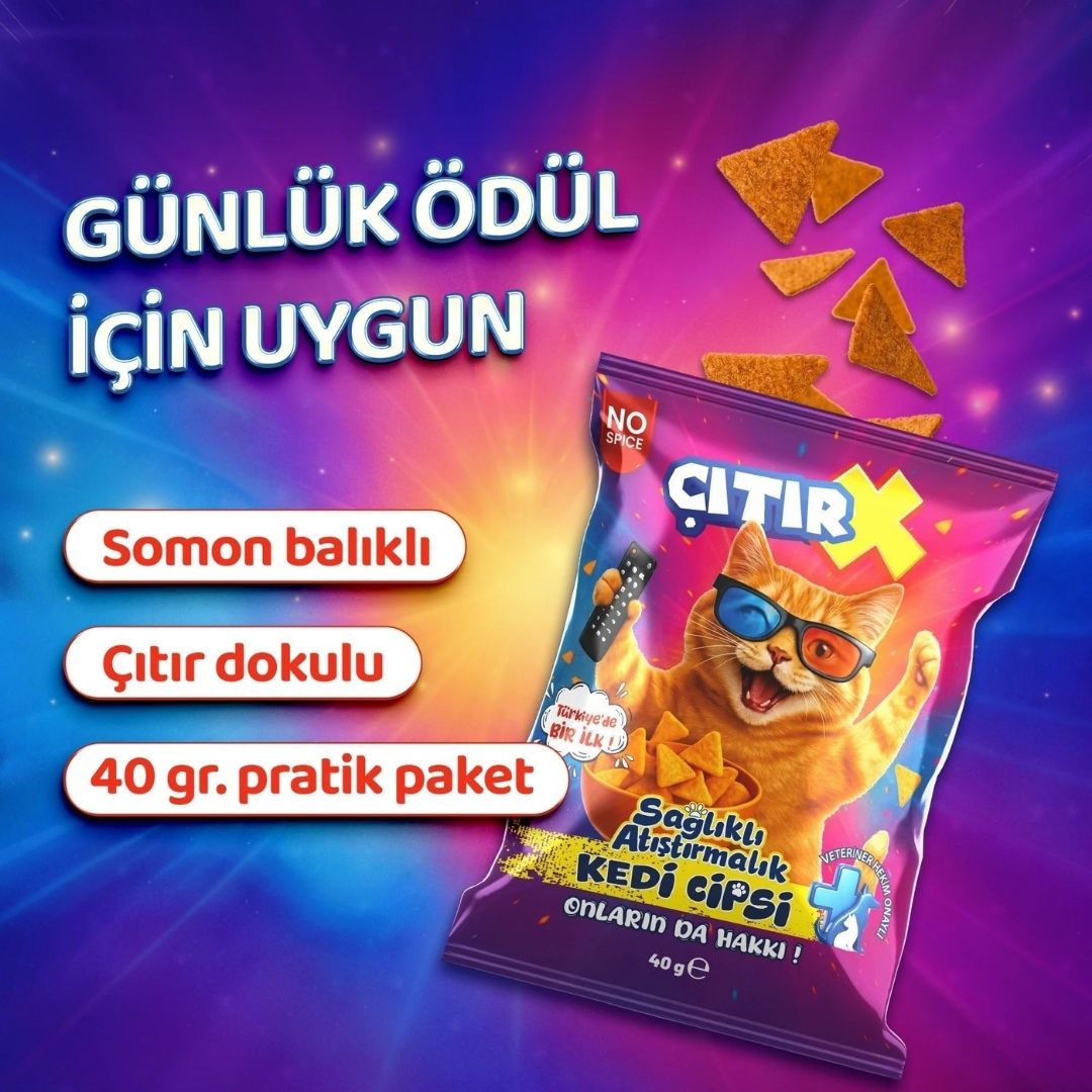 ÇıtırX Kedi Cipsi 40 GR-2
