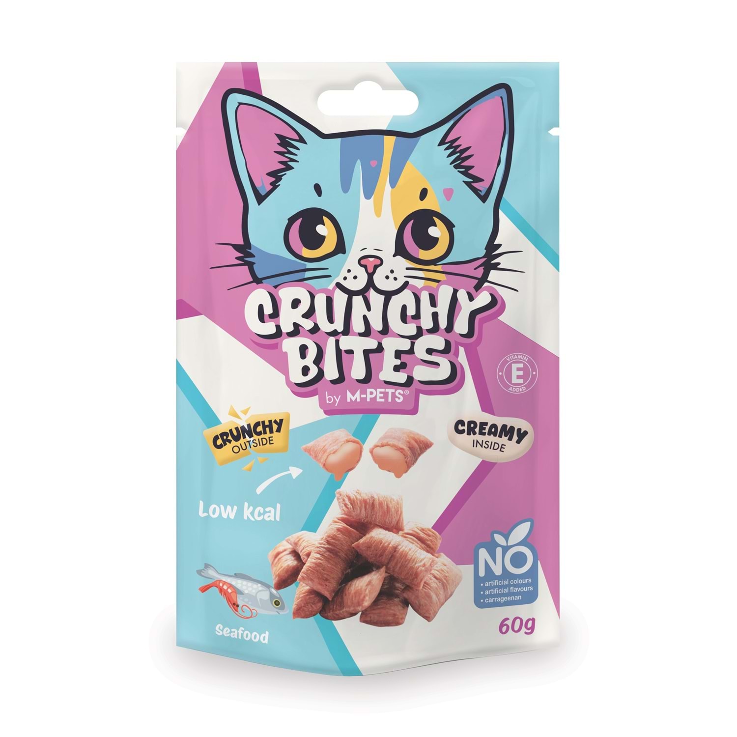 Crunchy Bites Deniz Mahsüllü Kedi Ödülü 60gr Brsp-20646499-1
