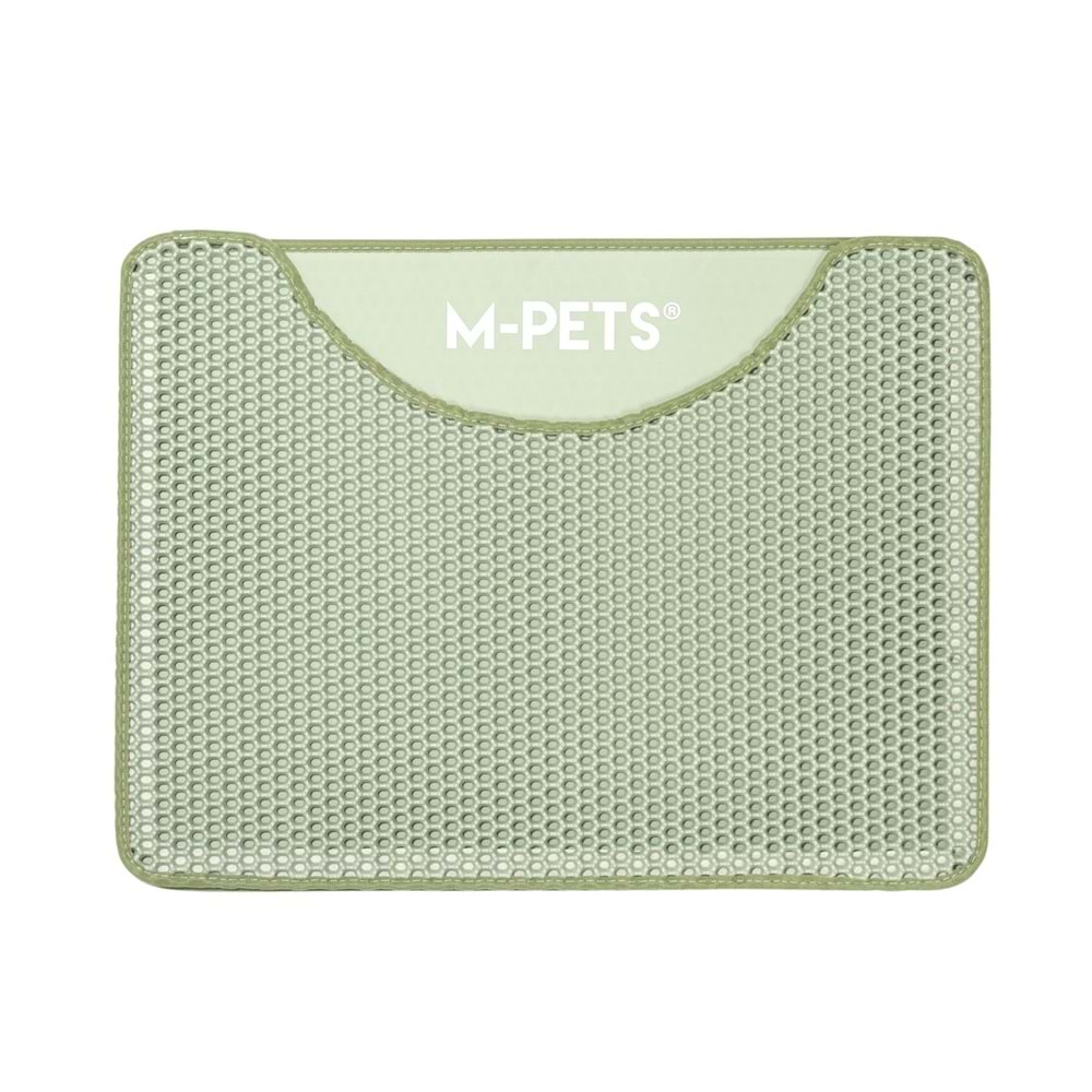 Duplex Elekli Kedi Kumu Paspası Yeşil 60X45 CM -3