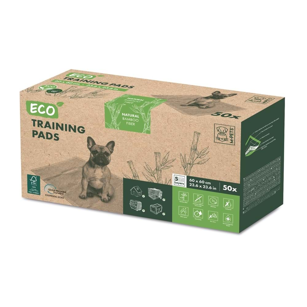 Eco Bamboo Köpek Çiş Eğitim Pedi 60X60cm 50pcs brsp-10122199 -2