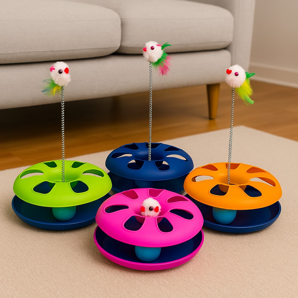 Evcil Hayvan Fareli Toplu Tek Katlı Çember Oyuncak-4