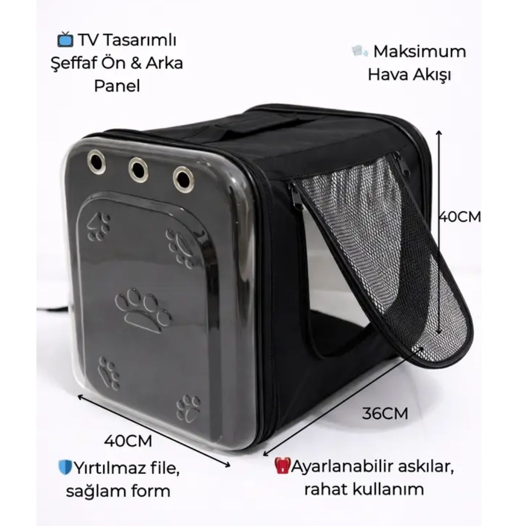 Fileli Kare Astronot Çanta Renkler (Mavi, Gri, Pembe, Kırmızı, Siyah ) -2