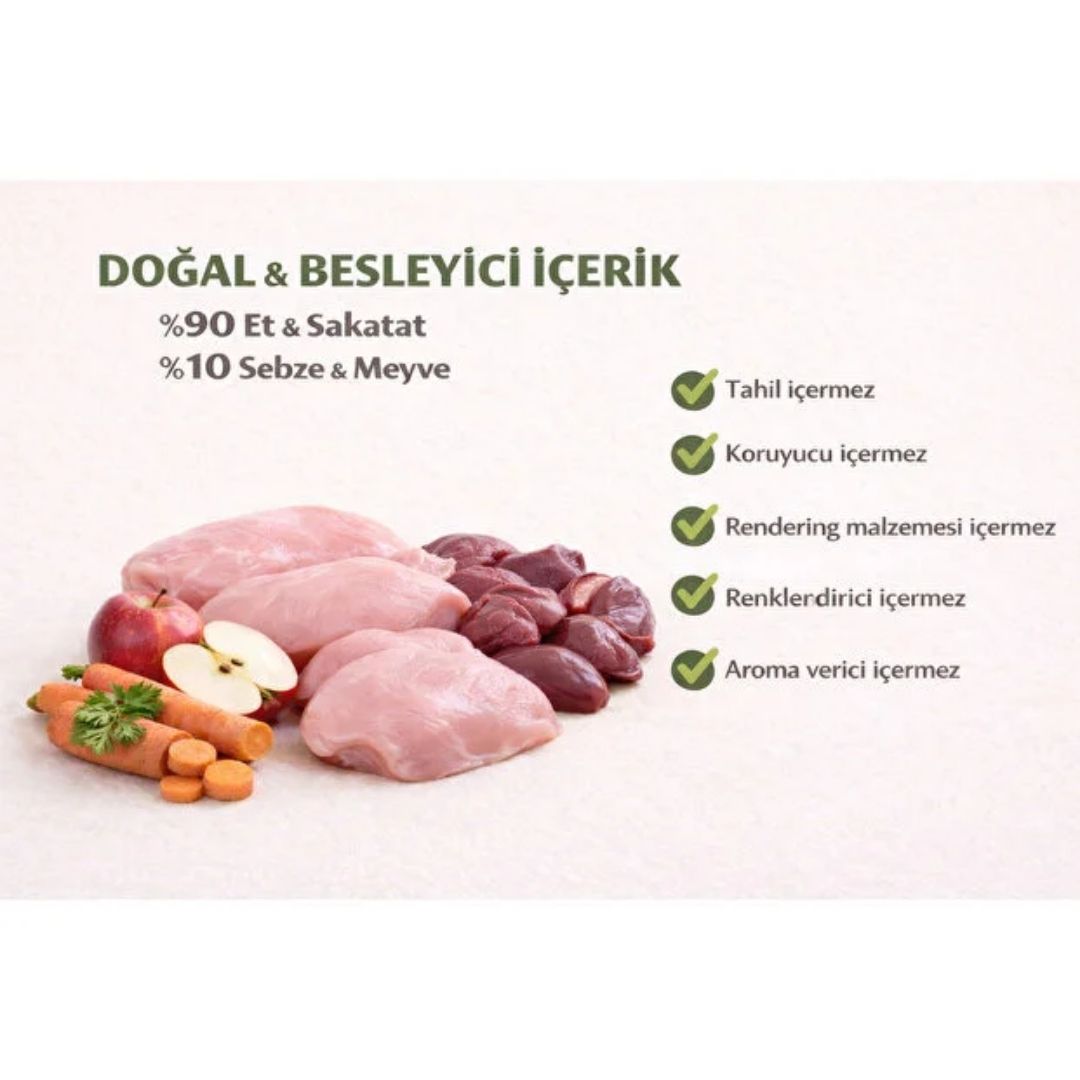 Freeze Dried -Somonlu Ve Dana Etli Köpek Maması 300gr 37402-4