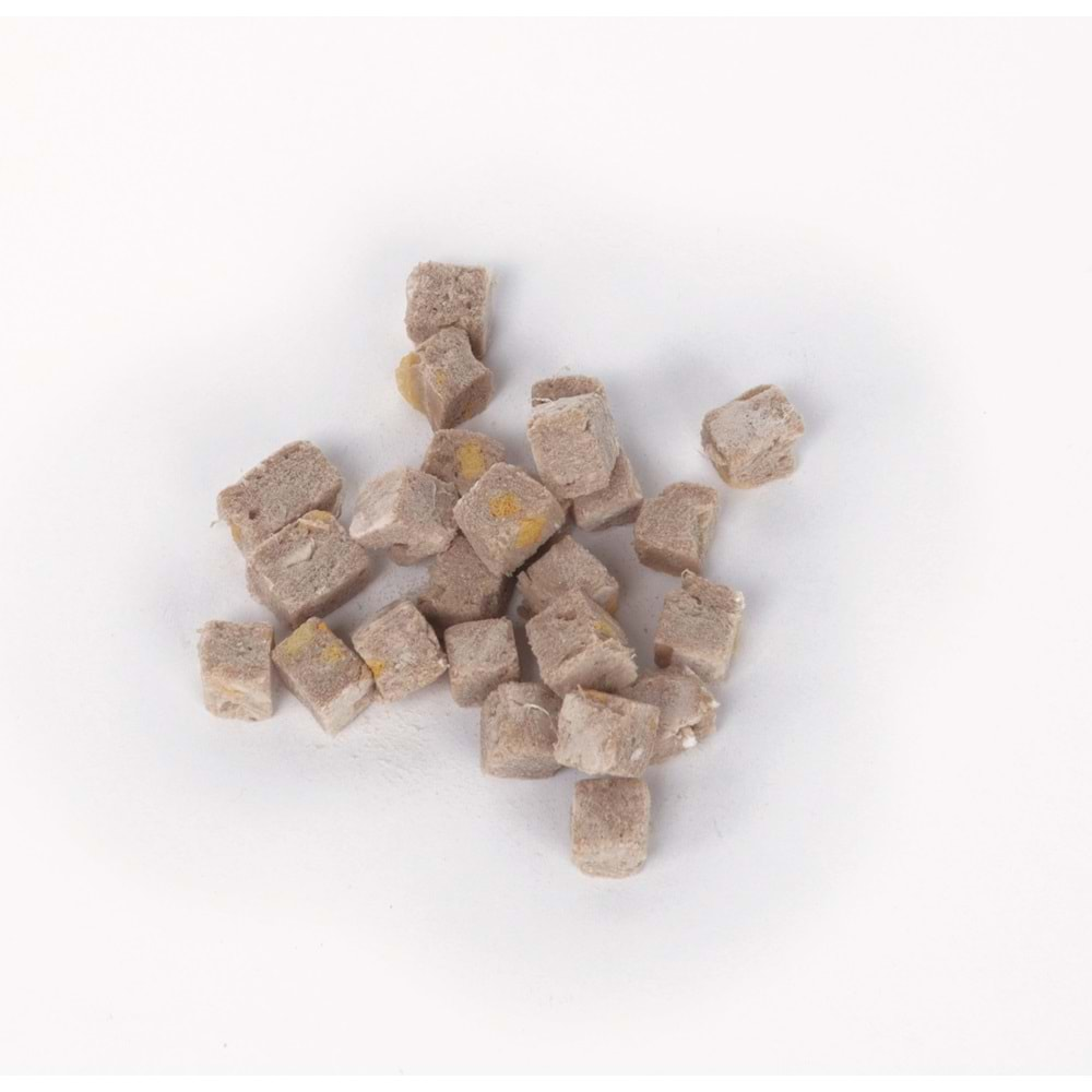 Freeze Dried Kurutulmuş %100 Ördek ve Balkabağı Küpleri Köpek Ödülü 35 GR -2