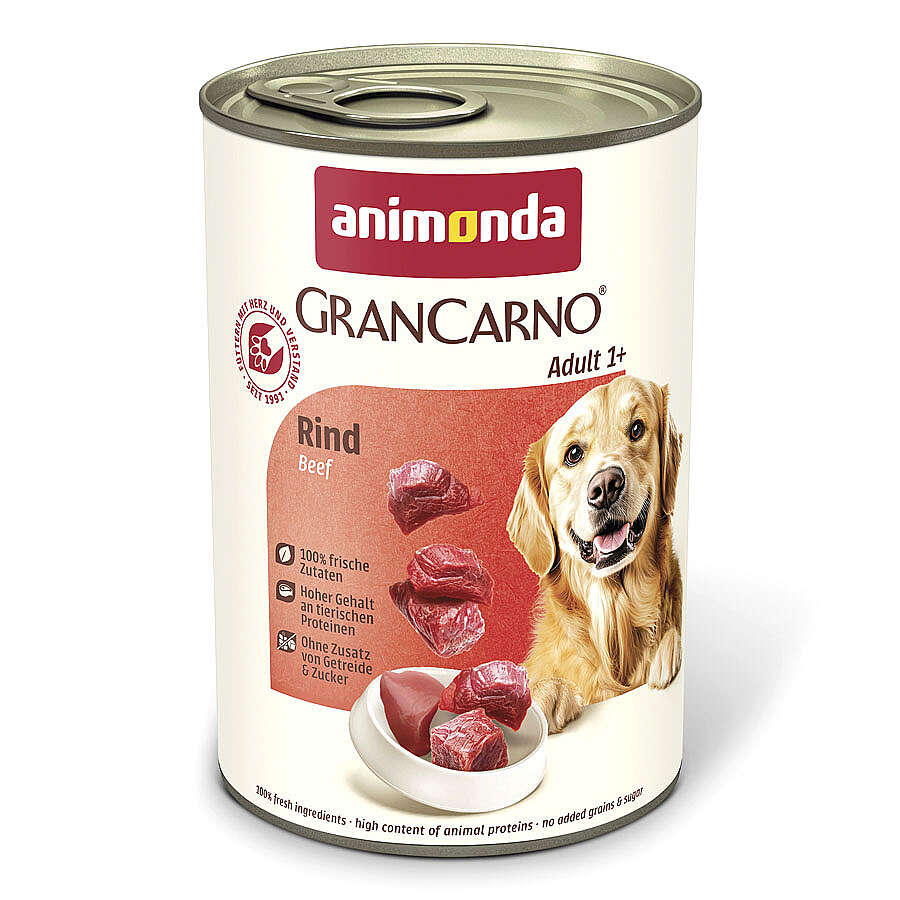GranCarno Sığır Etli Köpek Konservesi 400gr-1