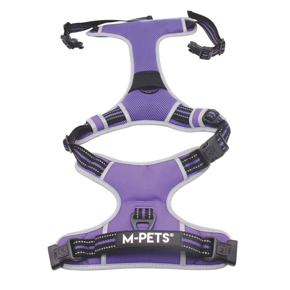 Hıkıng Reflektörlü Soft Sırt Tasması Mor Renk (L) 10854599-4