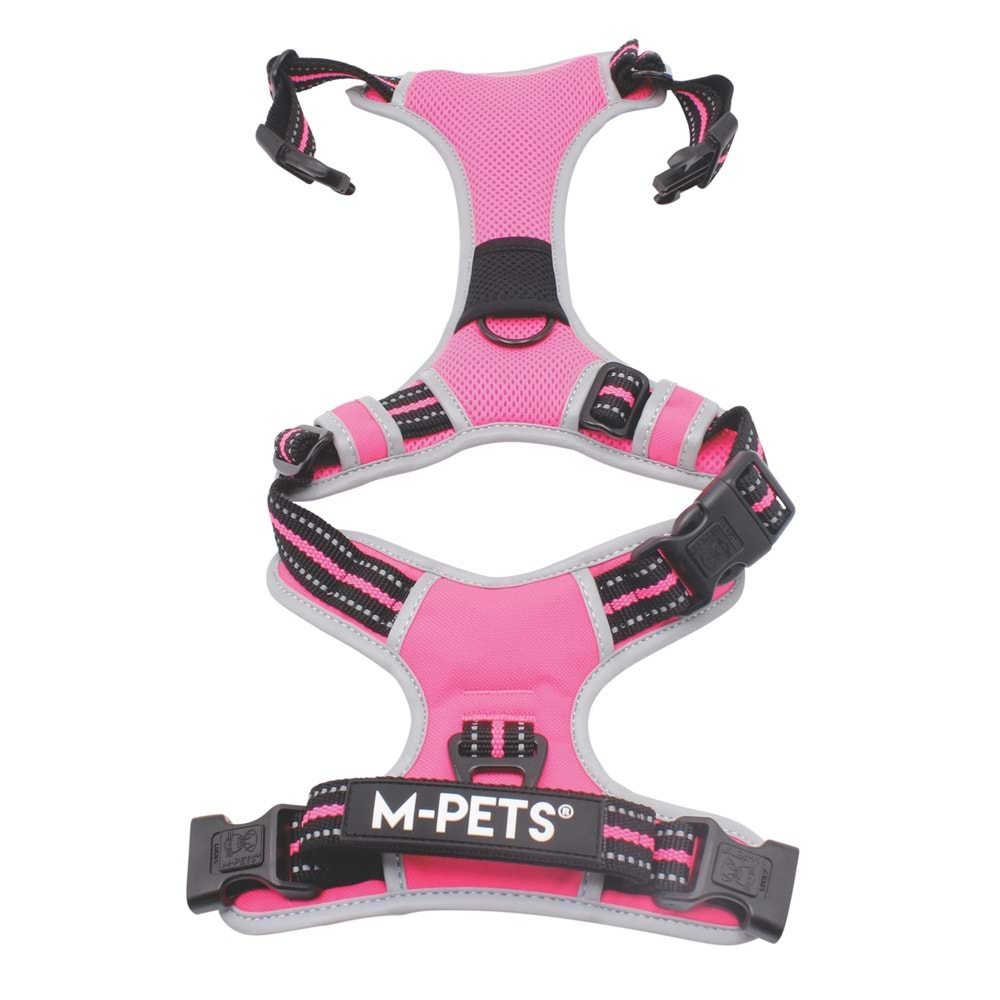 Hiking Reflektörlü Soft Sırt Tasması Pembe Renk (S) 10853999-4