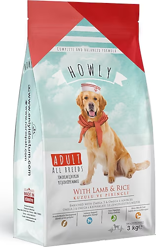 Köpek Maması Kuzulu ve Pirinçli Köpek Maması 3kg-1