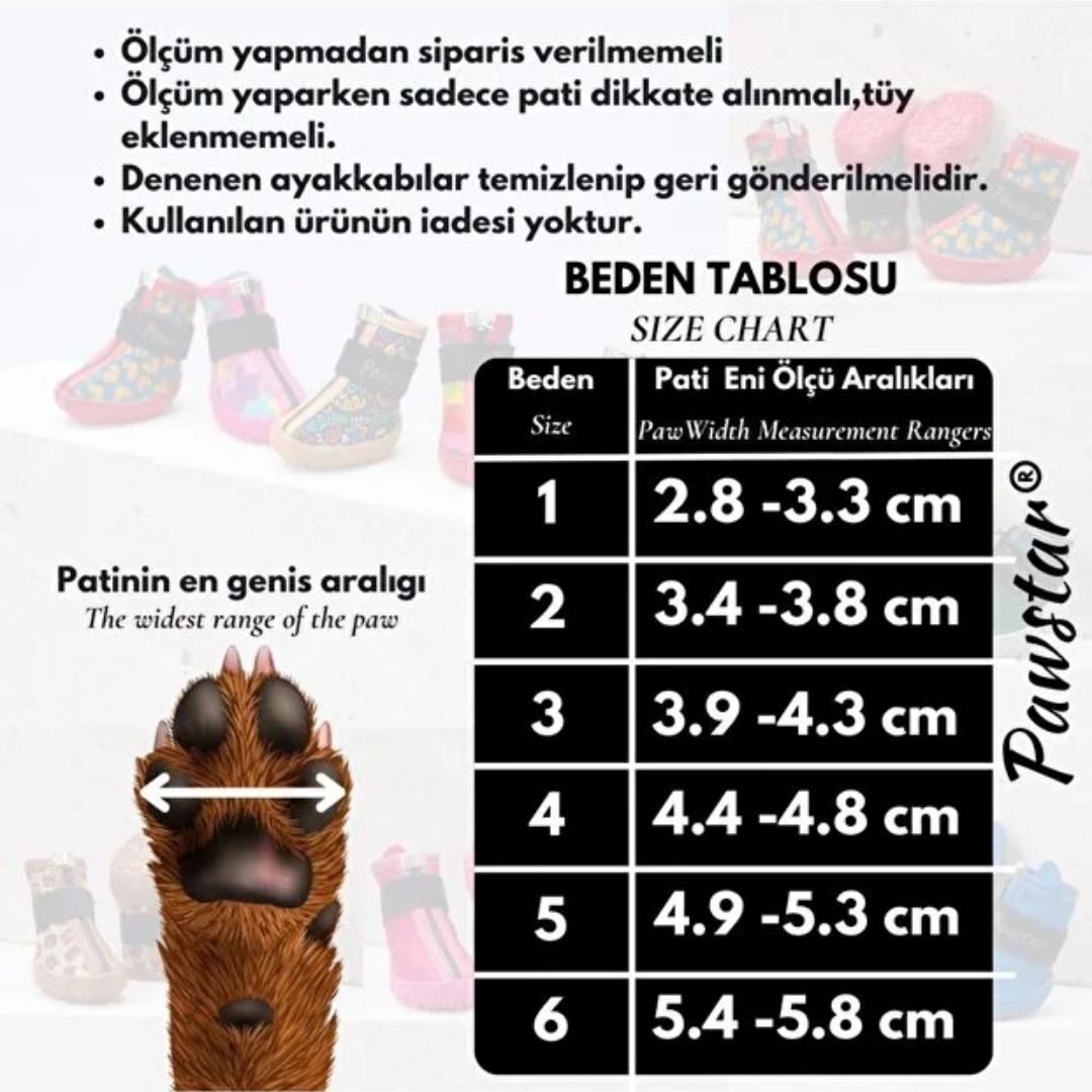 Kahverengi Deri Köpek Ayakkabısı 3 Numara PDS18-4