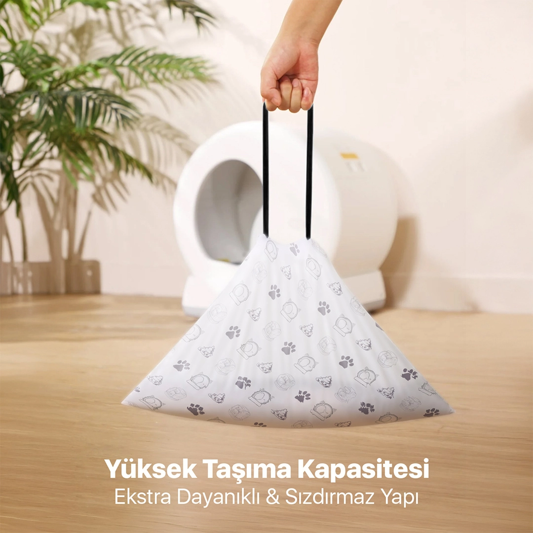 UBTech Kokulu Büzgülü Çöp Torbası (Tüm Otomatik Tuvaletler İçin)