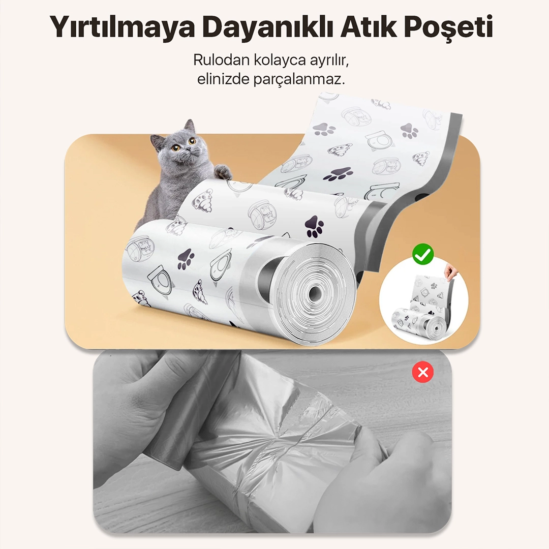 Kokulu Büzgülü Çöp Torbası (Tüm Otomatik Tuvaletler İçin)-4