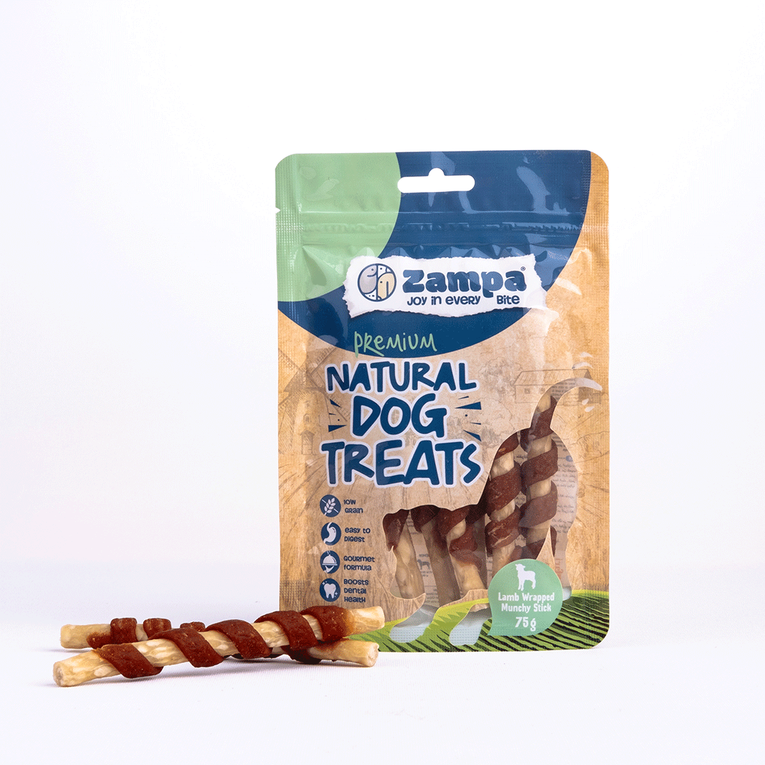 Köpek Ödül Maması, Kuzu Parçacıklı Muchy Çubukları - 75g (ZOD-0034)-1